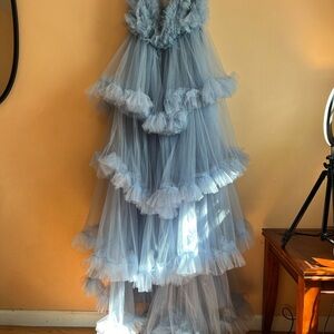 Light Blue Maternity Dress 👗🩵